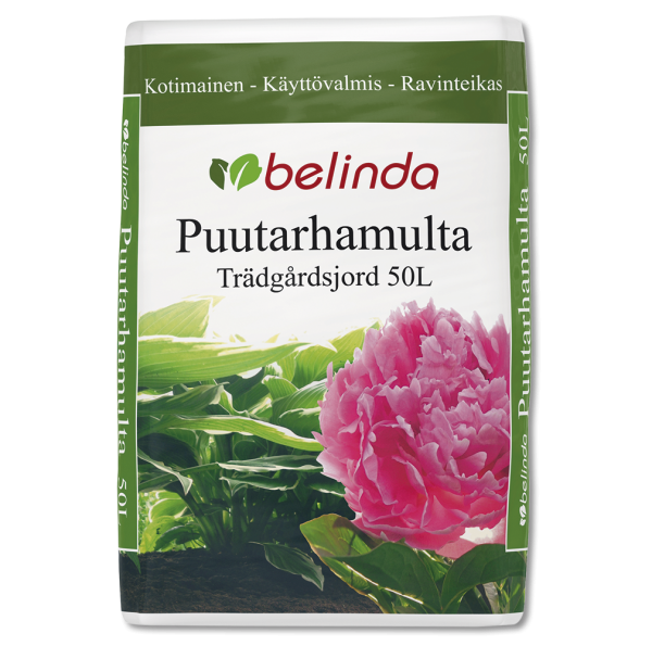 Puutarhamulta Belinda 50l 8sk erissä