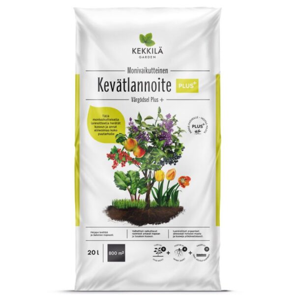Kekkilä kevätlannoite plus+ 20l